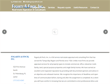 Tablet Screenshot of fogartyandfinch.com